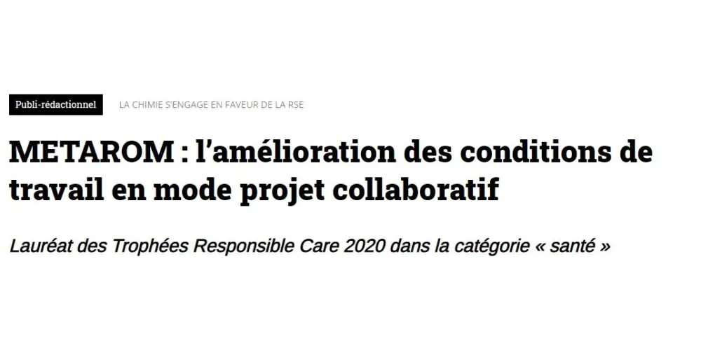 Pénibilité au travail , comment faire d'une contrainte une opportunité !