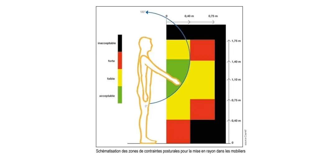 Ergonomie dans la grande distribution - Prévention des TMS