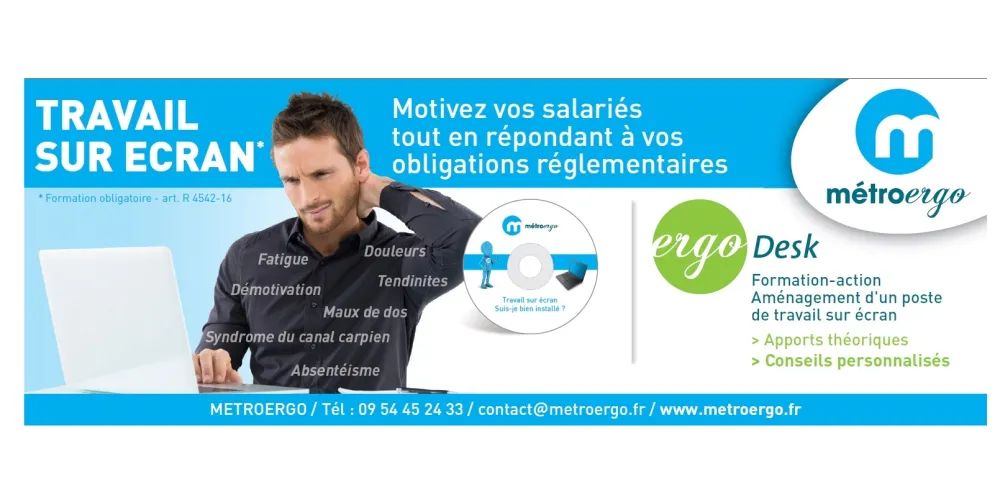 Travail sur écran : Comment aménager mon espace de travail de manière ergonomique ?